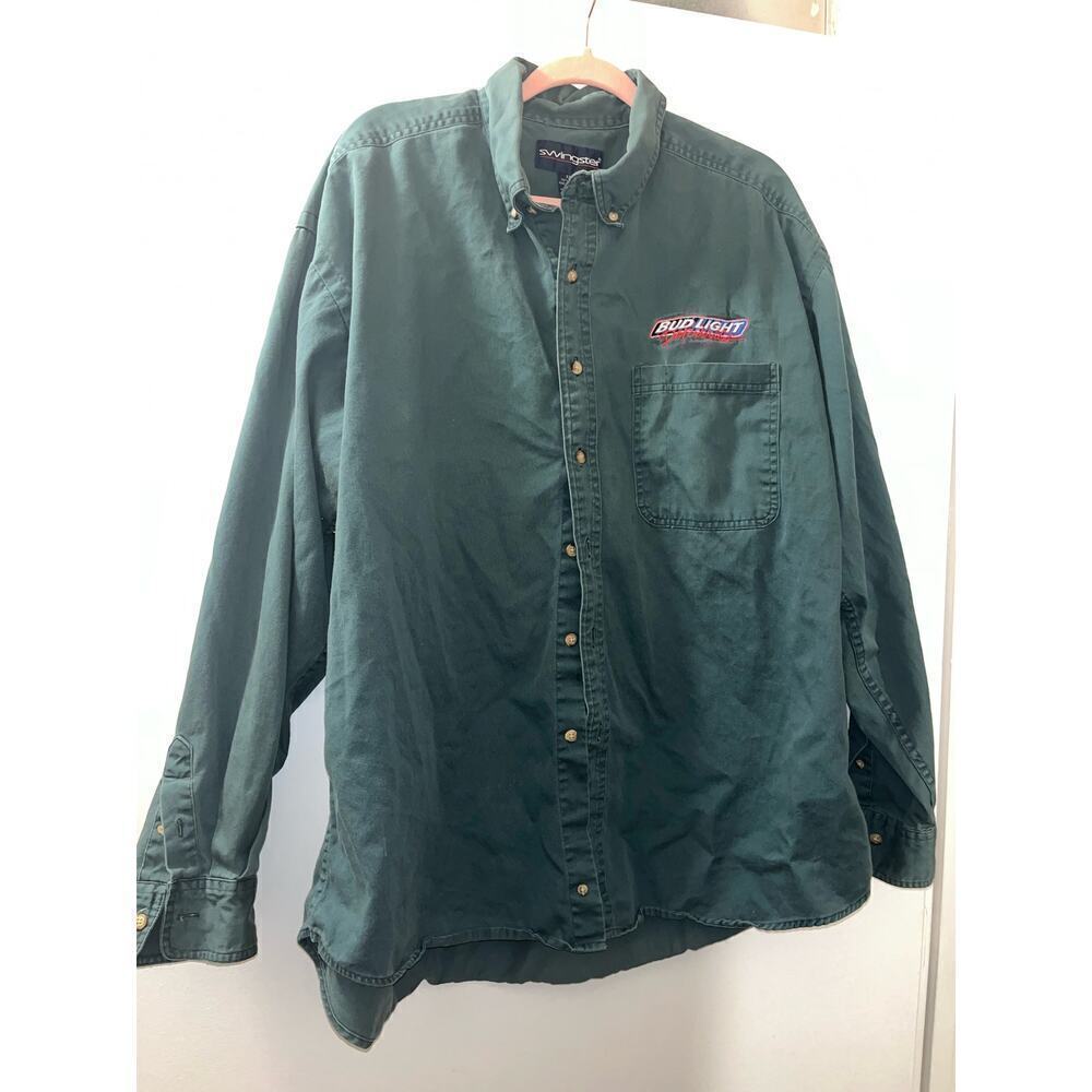 Bud light Button Up